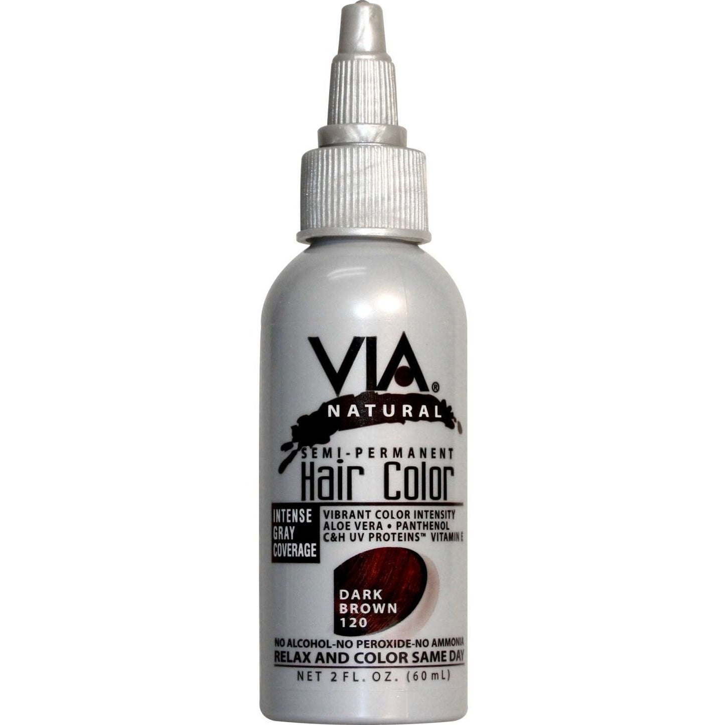 Via Natural Hair Color 120 Dark Brn