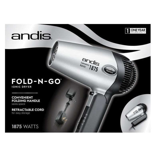 Andis Fold-N-Go 1875 W Ionicceramic Hair Dryer