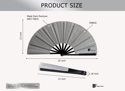 Silver Glitter - Bema Fan