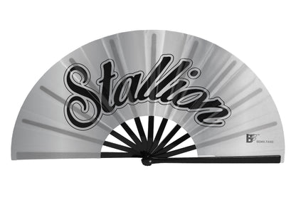 Bema Fan - Stallion - white satin Bema Fan