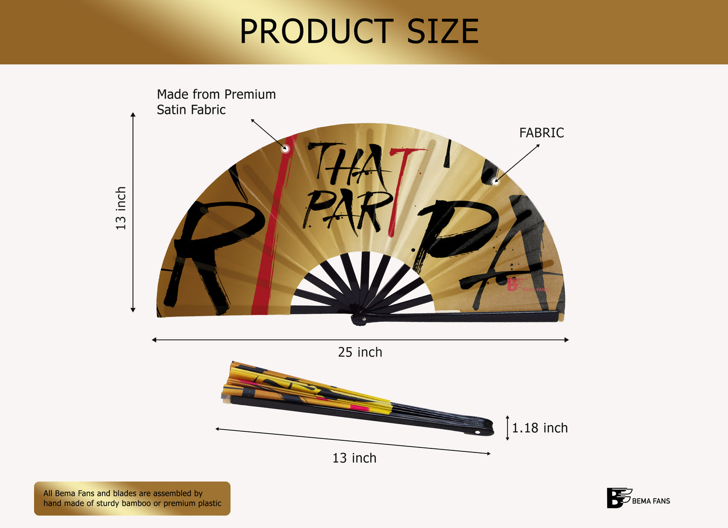 That Part - Satin Fan