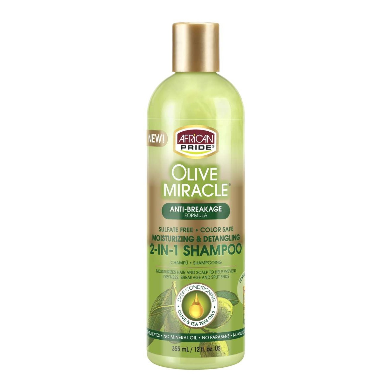African Pride Olive Miracle 2 In 1 Shampoo  Conditioner